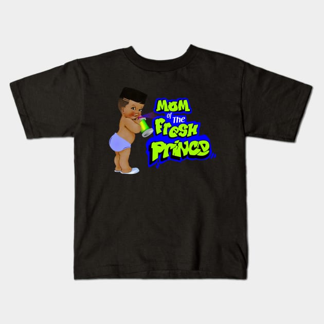 mom of fresh prince Kids T-Shirt by GreyMoonStudio